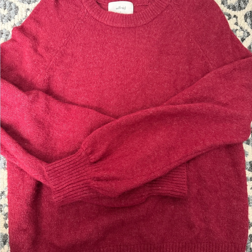 Wilfred Burgundy Knit Top